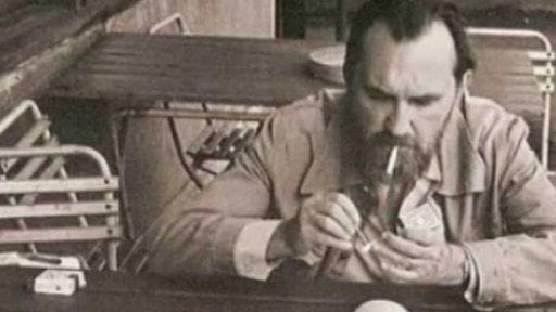 Egon Bondy vánoční — portrét